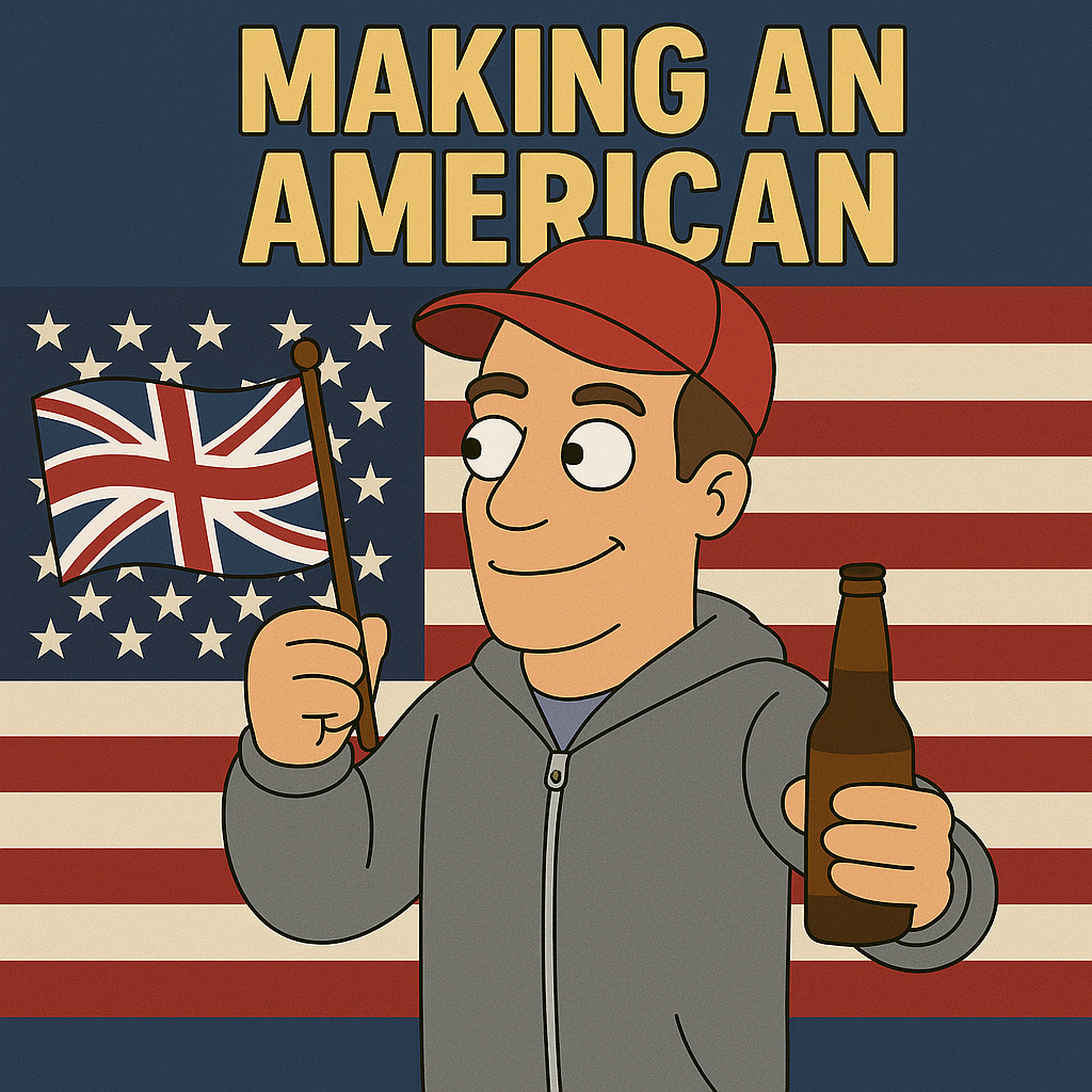 Making An American Podcast Logo